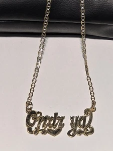 10k Yellow/White Gold Necklace 2.79 grams Signed 417 GMI SCRAP/REPAIR - Picture 1 of 9