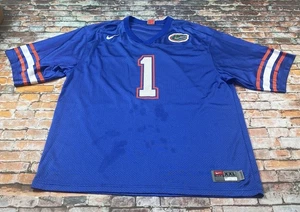 Florida Gators Football Jersey Mens 2XL Blue Orange NCAA Football Number 1 Nike - Picture 1 of 12