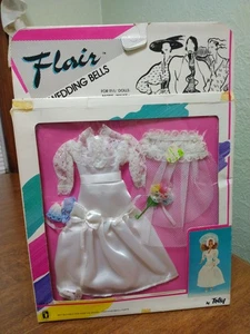 Vintage Flair Totsy 11-1/2" Doll Fashion Wedding Dress Clothing Set 825 NIP - Picture 1 of 10