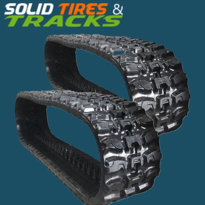 Dos orugas de goma 400x86x49 para Bobcat T180, T190, T550, T590 para nieve, barro Foto 1 de 4