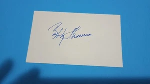 Bobby Thomson Signed Index Card - Picture 1 of 3