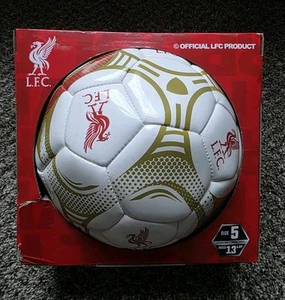 Liverpool FC Fußball Ball rot weiß gold offizielles LFC-Produkt neu mit Karton Größe 5 - Bild 1 von 5