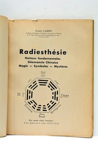 GARDE Radiesthésie Notions fondamentales Magie AUCH c.1950 - Picture 1 of 6