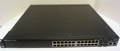 Dell Powerconnect 3524P   24 Port PoE 10/100 Ethernet Switch - Image 1 of 4