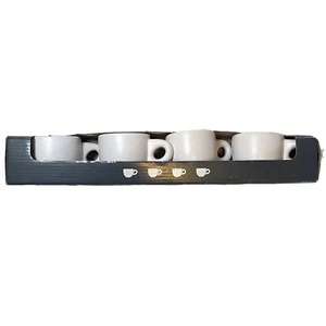 New in Box 4 Piece Studio Palate White Espresso Stoneware Mug Set 4 fl oz. - Picture 1 of 6