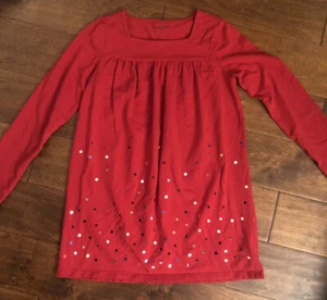 Girls Valentine Red Dress Size 10-12 Medium Used - Picture 1 of 5