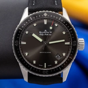 2024 Blancpain Fifty Fathoms Meteor Grey  Automatic Men's Watch 5000-1110-B52A - Picture 1 of 17