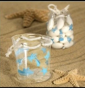 Mini Vinyl Beach Bag Tote Favors - 47 Pieces - So Cute! Brand New. Hard to Find. - Picture 1 of 2