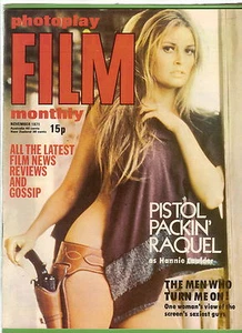 #T50. PHOTOPLAY FILM MONTHLY  MAGAZINE - NOVEMBER 1971, RAQUEL WELCH COVER - Bild 1 von 2