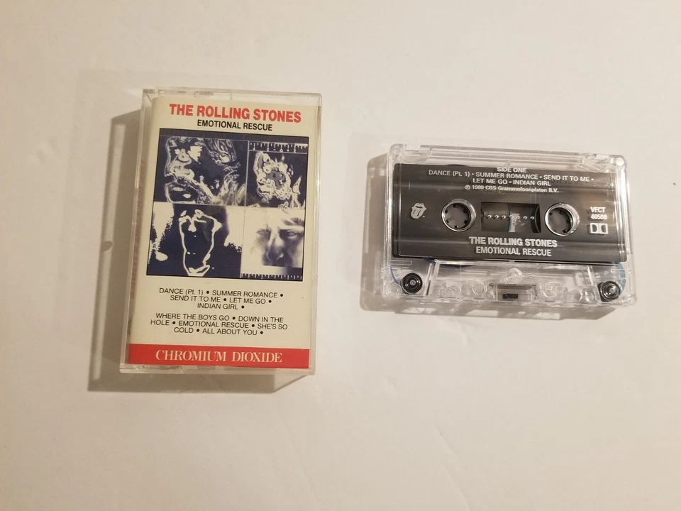 The Rolling Stones - Emotional Rescue - Cassette Tape - Image 1 of 1