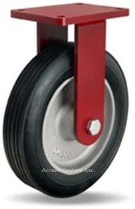 R-8012-SU Hamilton 12" Cush-N-Flex Rigid Plate Caster, 800 lb Capacity - Picture 1 of 2