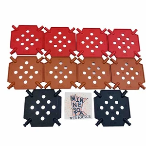 10 Knex Vierkant 2-1/2" Platte Boden Sortiment - Standard K'nex Teile - Bild 1 von 3