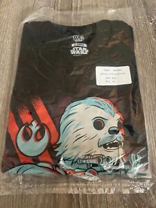 STAR WARS THE LAST JEDI POP COLLECTIBLE SHIRT SIZE X-LARGE XL CHEWY, REY, PORG