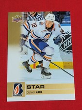 2019-20 Upper Deck CHL Connor Zary SP Gold Glossy Parallel (ePack Physical) #303