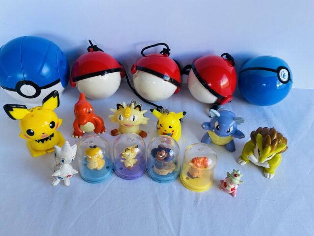 Genuine pokemon figura de ação versão japonesa do brinquedo mcdonald's  pikachu e outros raros brinquedos modelo de impressão