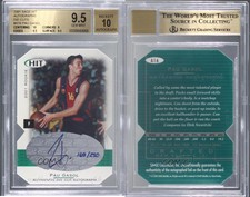2001-02 SAGE Hit Die-Cut /250 Pau Gasol #A16 BGS 9.5 GEM MINT Rookie Auto RC HOF