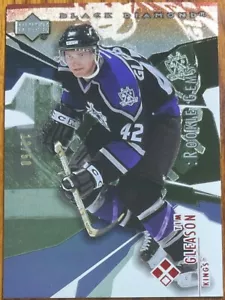 2003-04 Black Diamond Red Tim Gleason RC #165 Los Angeles Kings #’d 12/50 - Picture 1 of 3