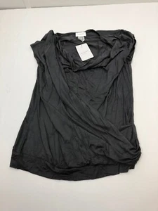 NWT Bellino Womens Top Size Medium Sleeveless Gray Blouse Shirt T3 - Picture 1 of 12