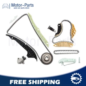 Timing Chain Kit Tensioner Guide Rail Oil Pump Chain for Audi A3 A4 A5 A6 - Picture 1 of 9