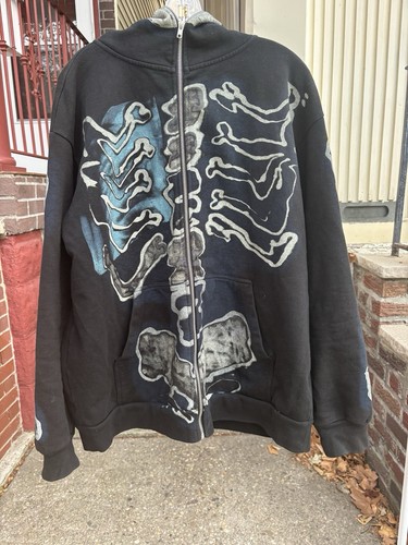 cactus jack fragment skeleton hoodie