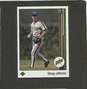 1989 Upper Deck Gregg Jefferies New York Mets #9 💥💥🎆 MINT - Bild 1 von 2