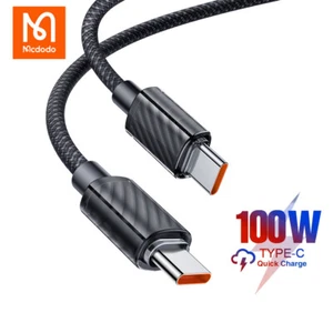 Mcdodo 100W USB C to Type C Cable PD Fast Charging Data Sync Phone Charger Cord - Picture 1 of 9