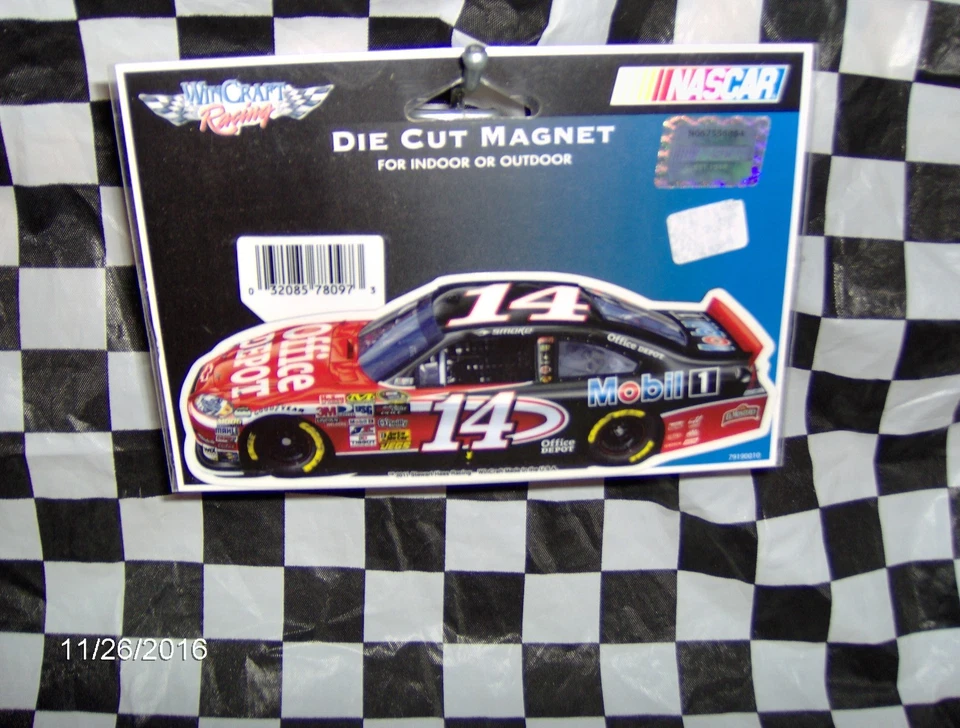 Tony Stewart  # 14 Car Magnet 6" x 2" - Image 1 of 1