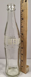 Vintage 1970's Taiwan Clear Coca Cola Bottle - Picture 1 of 5