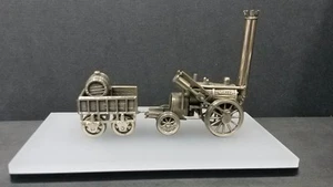 Modellino Locomotiva ROCKET in argento brunito 800 UNOAERRE da collezione - Foto 1 di 1
