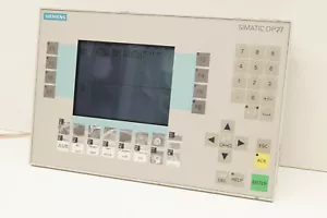 Panel Operador Siemens OP27 Mono 6AV3627-1JK00-0AX0 / HMI / OP / Panel (1202) - Imagen 1 de 5