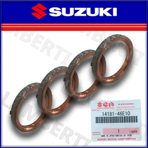 KIT 4 GUARNIZIONI COLLETTORI SCARICO SUZUKI GSX R 750 2004 2005 2006 2007 2008 - Imagen 1 de 1