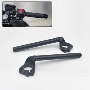 Motorcycle Clip on Ons Fork Tube Handlebar Fits Kawasaki Ninja 400/500 2018-2025 - Picture 1 of 9