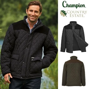 Mens Champion Country Estate Lewis Microfibre Fleece Lined Jacket - Picture 1 of 9