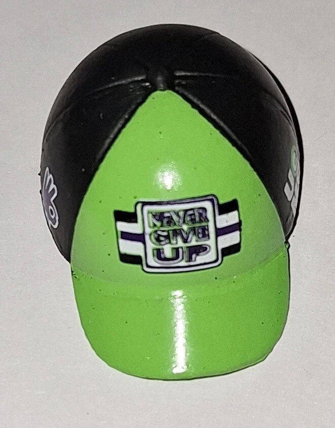 WWE John Cena Sombrero Figura de Acción Mattel Elite Accesorio Lucha Negro Verde WWF Foto 1 de 1