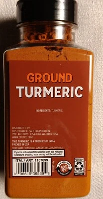 Polvo condimento de especias de cúrcuma molida Kirkland Signature, 12 onzas o 24 onzas Foto 1 de 2