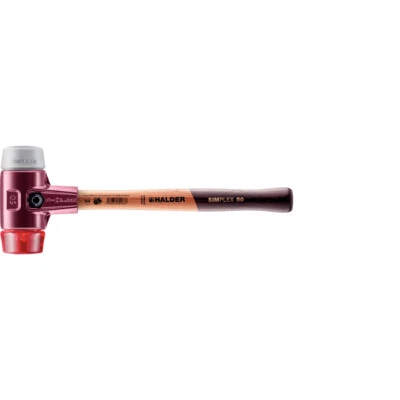 HALDER SIMPLEX-Schonhämmer 3036.050 Hammer Gummihammer Softhammer geräuscharm - Bild 1 von 4