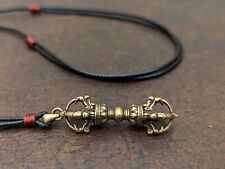Vajra Dorje Tibetan Buddhist Pendant Amulet Symbol Enlightenm Condition Necklace