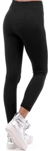 Ladies Black Leggings Comfortable Soft Inside Winter Leggings - Picture 1 of 2