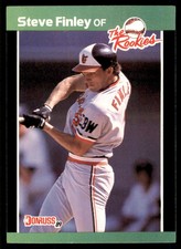 1989 Donruss The Rookies Steve Finley Rookie Baltimore Orioles #47