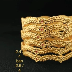 24k gold plated high quality Bangles - Picture 1 of 8