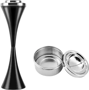 Standing Outdoor Ashtray for Home Patio, Windproof Large & Tall outside Ash T... - Picture 1 of 1