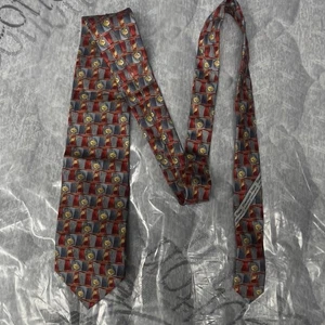 ERMENEGILDO ZEGNA Necktie Silk Tie Disegno Esclusivo Suit Luxury ITALY 57/3.75 - Picture 1 of 8