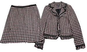 Karen Kane Jacket Skirt Set Womens 10 12 Blazer Suit Career Outfit Matching - Picture 1 of 12