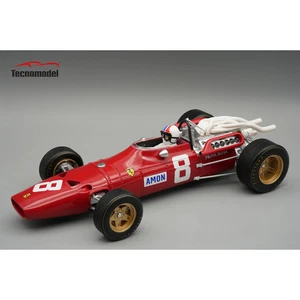 New Tecnomodel FERRARI F1 312 GERMAN GP 1967 1:18 Model Car RED TMD18-314B KidBX - Picture 1 of 2