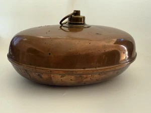 Alte Kupfer Wärmeflasche Bettflasche Wärmflasche Bettwärmer Antik Vintage - Bild 1 von 3