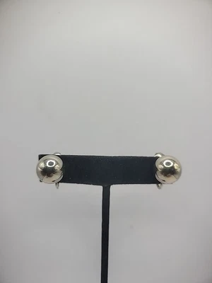 Pendientes Vintage Clip On Tono Dorado Bola Redonda Tachuela Joyería Disfraz Foto 1 de 4