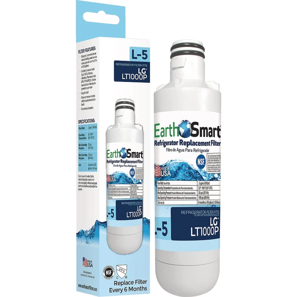 EarthSmart L-5 Refrigerator Replacement Filter For LG LT1000P - Image 1 of 1