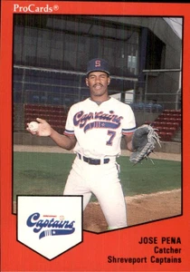 Jose Pena 1989 ProCards Minor League T/S #1848 RC Shreveport Captains ** - Picture 1 of 2