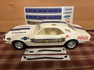 1968 CAMARO SS MPC JOIE CHITWOOD THRILL SHOW MODEL CAR MPC “J-Kraft” DECALS. - Image 1 of 4