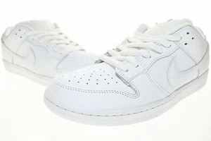 Men 11.5US Sb Dunk Low Pro Iso Triple White Fj1674-100 - Picture 1 of 9